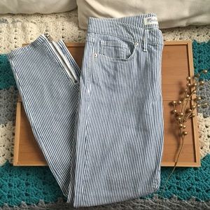 Madewell • Pinstripe Jean
